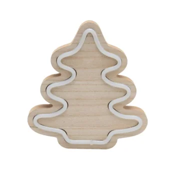 Novogodišnja drvena stona dekoracija Novogodišnja drvena stona dekoracija